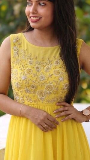 ✨ Premium Faux Georgette Party Wear Outfit ✨