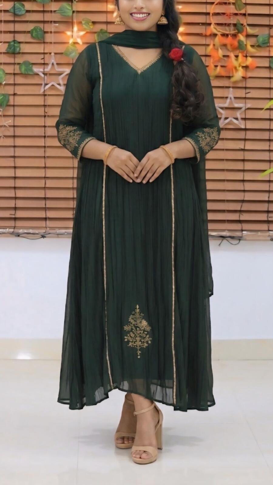 premium Mul Chanderi top