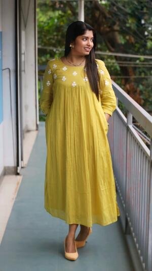 ✨ Premium Mul Cotton Frock with Pockets ✨