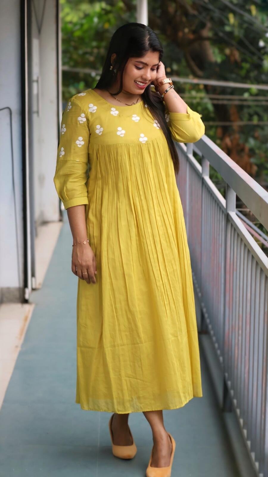 ✨ Premium Mul Cotton Frock with Pockets ✨