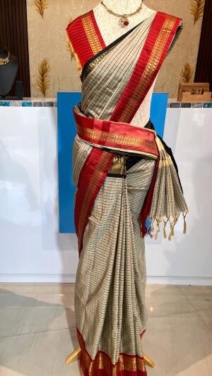 ✨ Chettinad Cotton Saree with Ganga Jamuna Border ✨