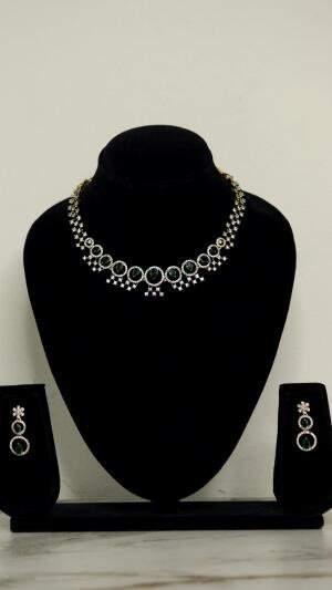 Diamond look alike necklace