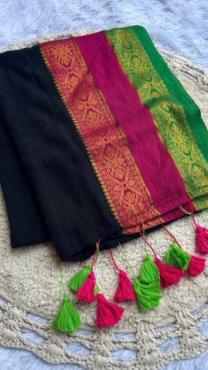 Premium mul cotton saree