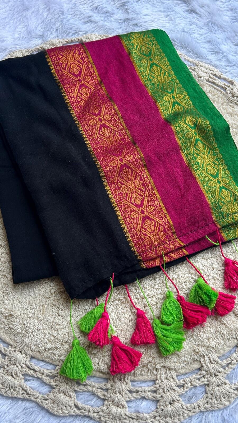 Premium mul cotton saree