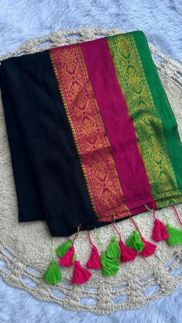 Premium mul cotton saree