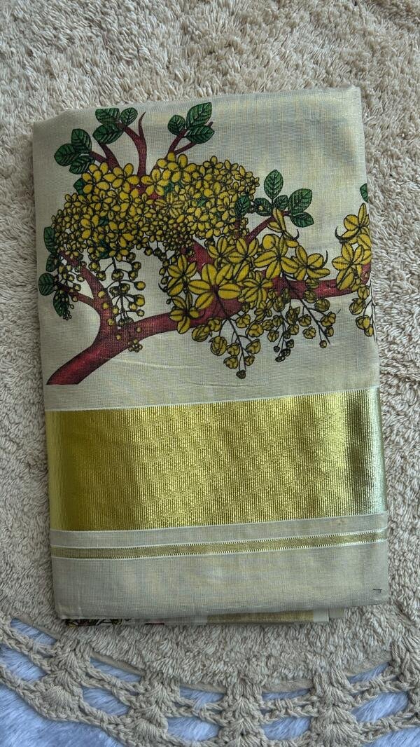 Kanikonna saree