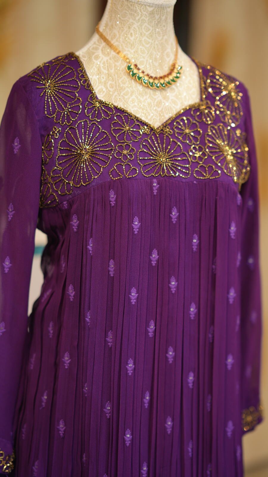 Elegant handworked party and function wear outfit