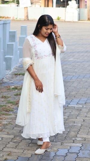 Premium viscose georgette kurti