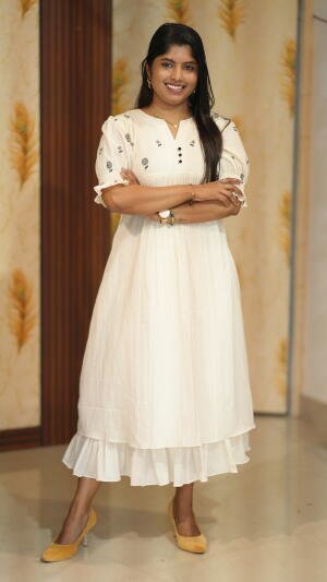 Double layer mulcotton frock