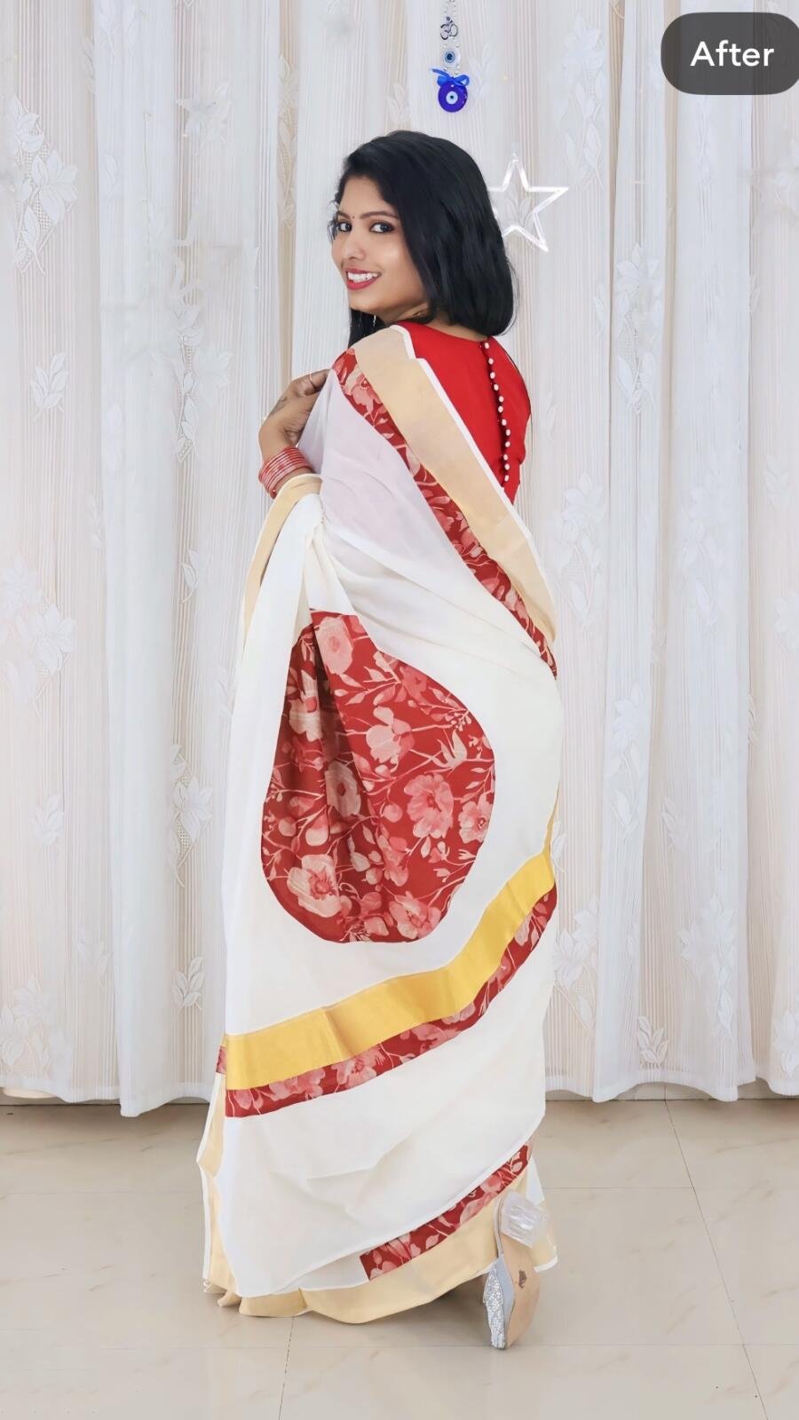 TRADITIONAL READY TO WEAR SAREE