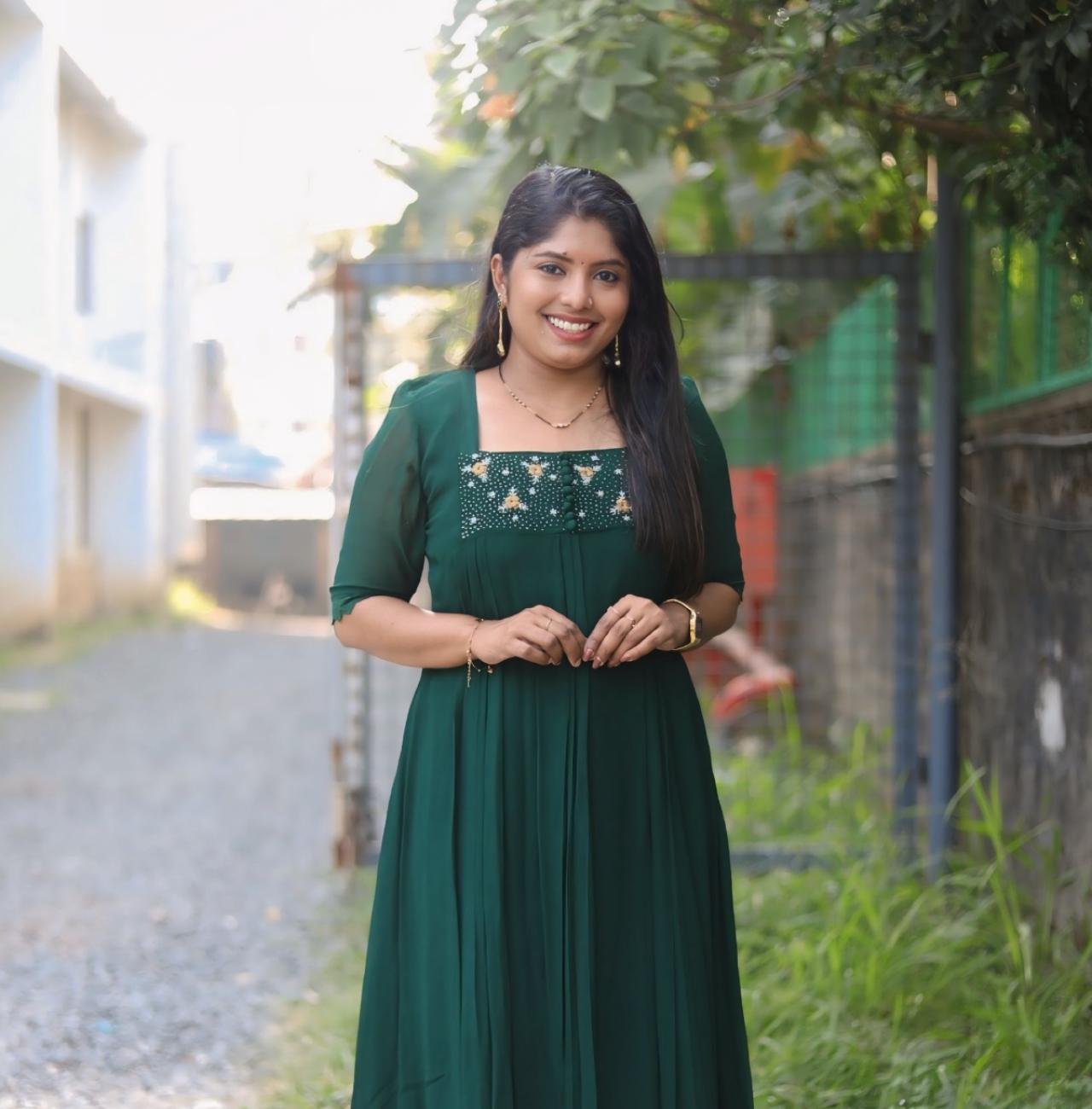 Handworked dyed pleated kurti