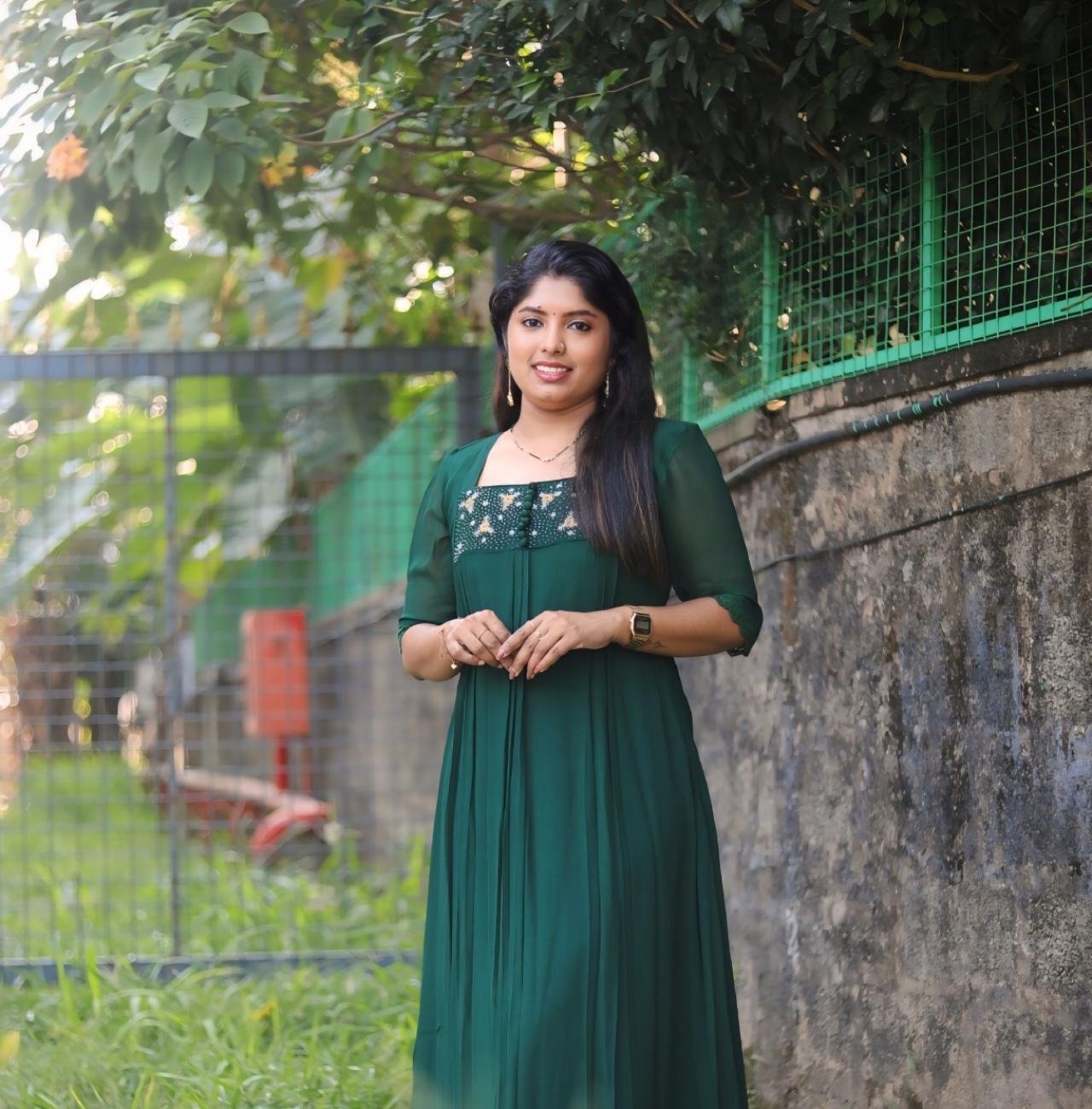 Handworked dyed pleated kurti