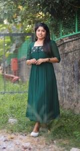 Handworked dyed pleated kurti
