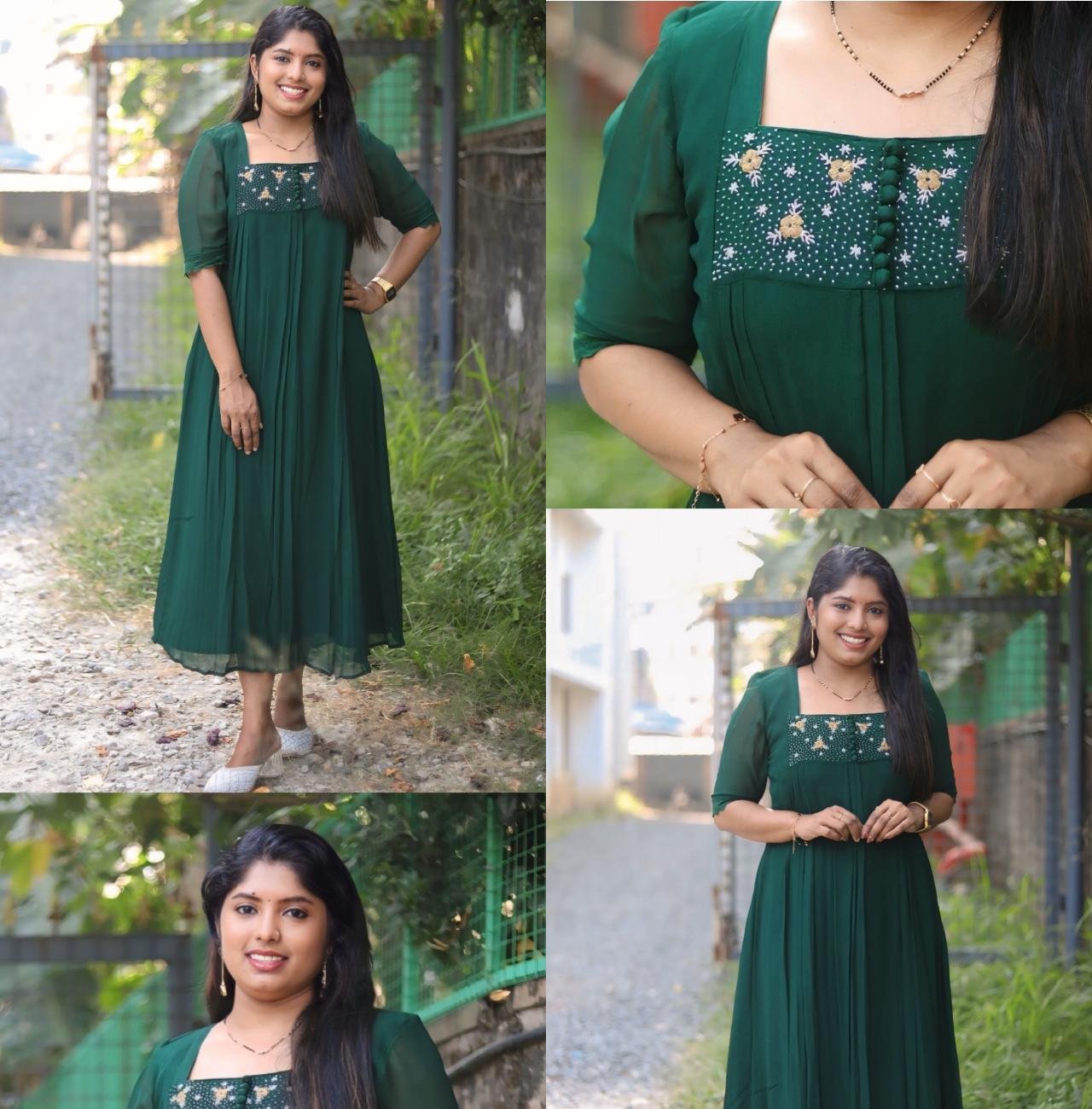 Handworked dyed pleated kurti