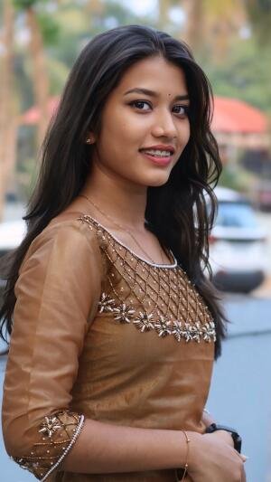 Elegant Handworked Shimmer Top