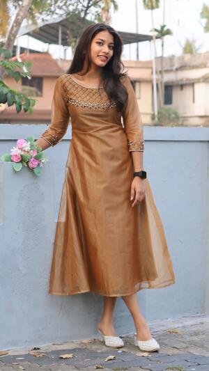 Elegant Handworked Shimmer Top