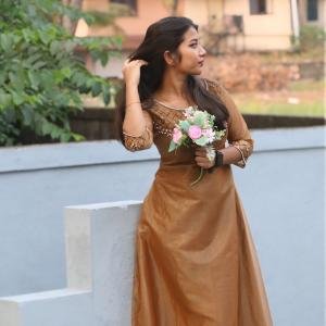 Elegant Handworked Shimmer Top