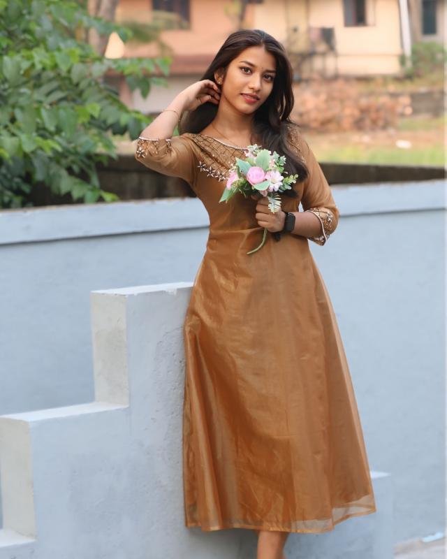 Elegant Handworked Shimmer Top