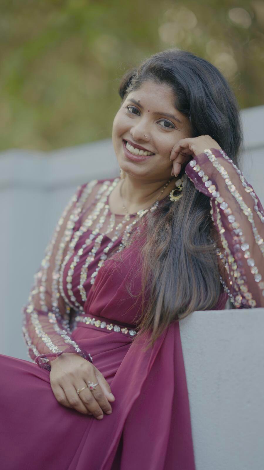 Partywear Saree Gown