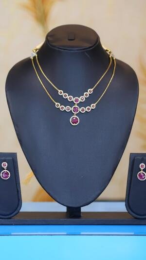 Double layer neck chain