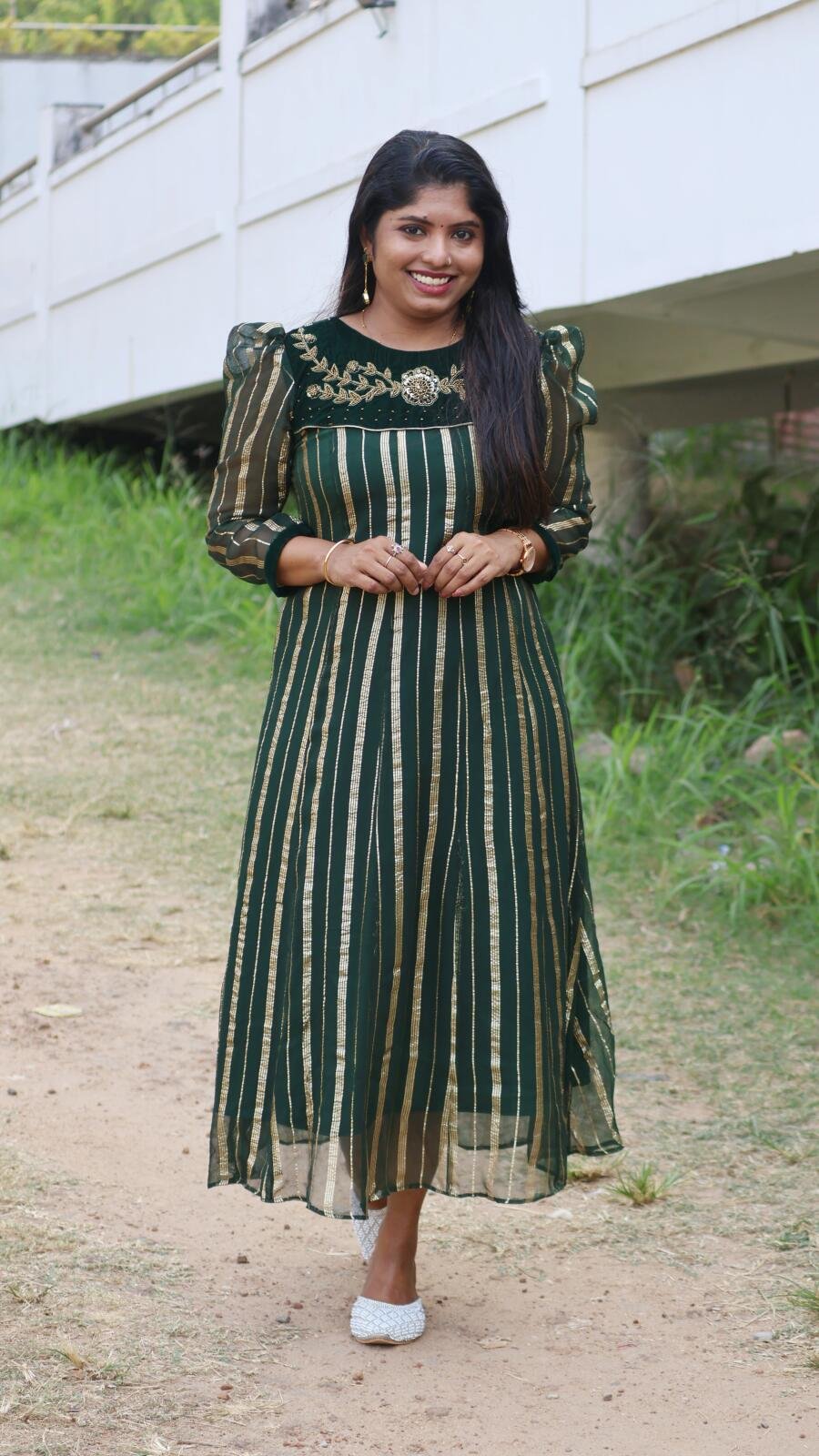 Premium Lurex Georgette Partywear Top