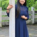 Collar neck Gown