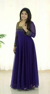 Heavy handworked gown