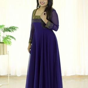 Heavy handworked gown