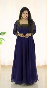 Heavy handworked gown