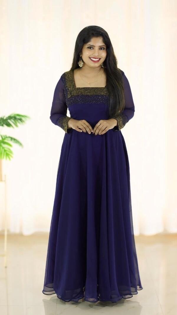 Heavy handworked gown