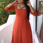 Graceful Handwork A-line Top