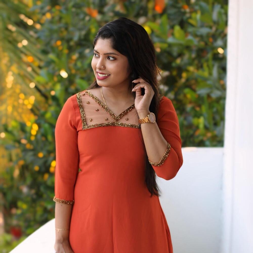 Elegant Handworked Party Wear Designer Kurti