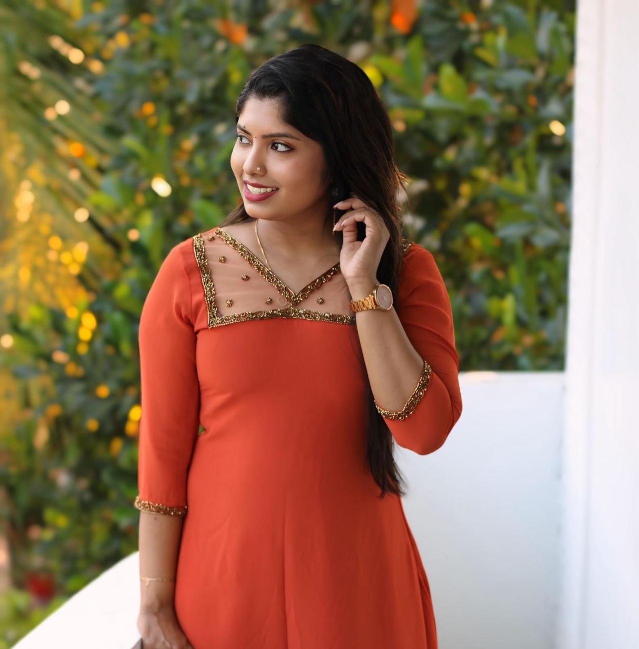 Elegant Handworked Party Wear Designer Kurti