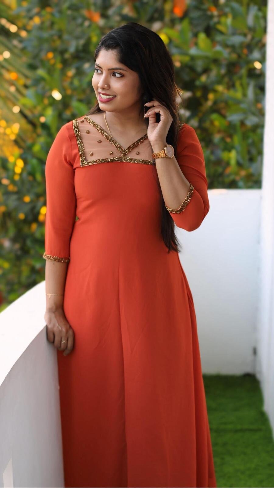 Elegant Handworked Party Wear Designer Kurti