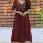 Handworked pleated kurti