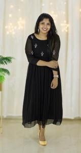 Handworked Pleated Designer Kurti