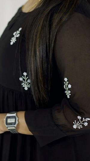 Handworked Pleated Designer Kurti