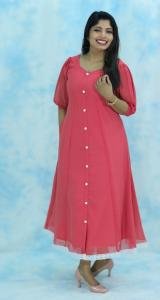 Three panelled georgette kurti