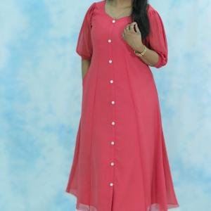 Three panelled georgette kurti