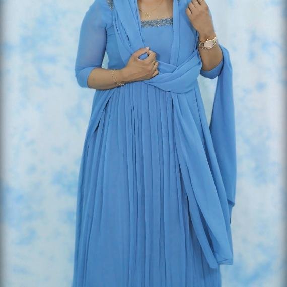 Handworked Gathered Slit Top Set
