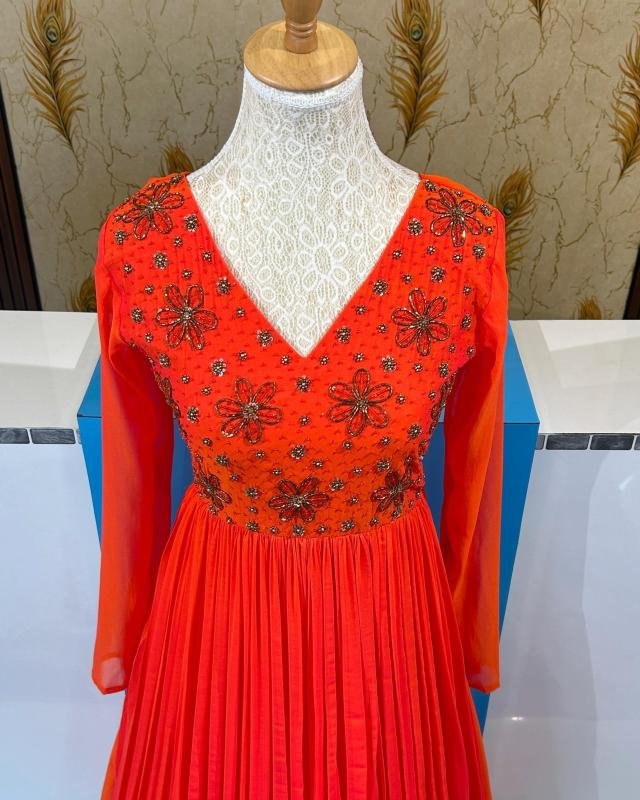 Heavy handworked kurti