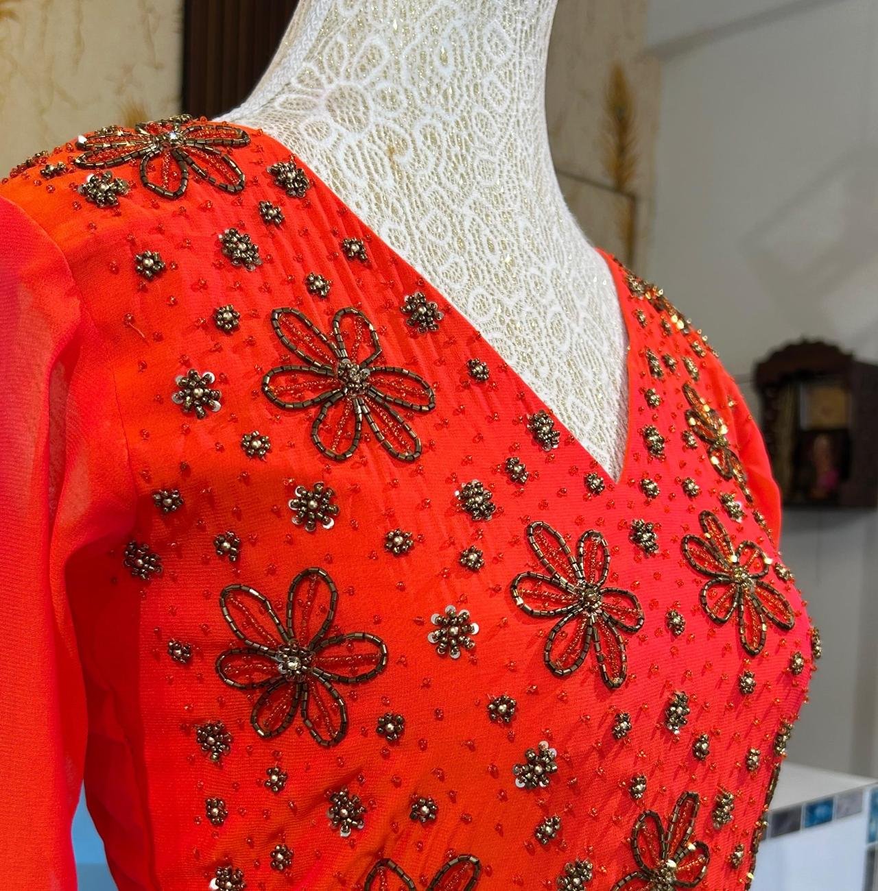 Heavy handworked kurti