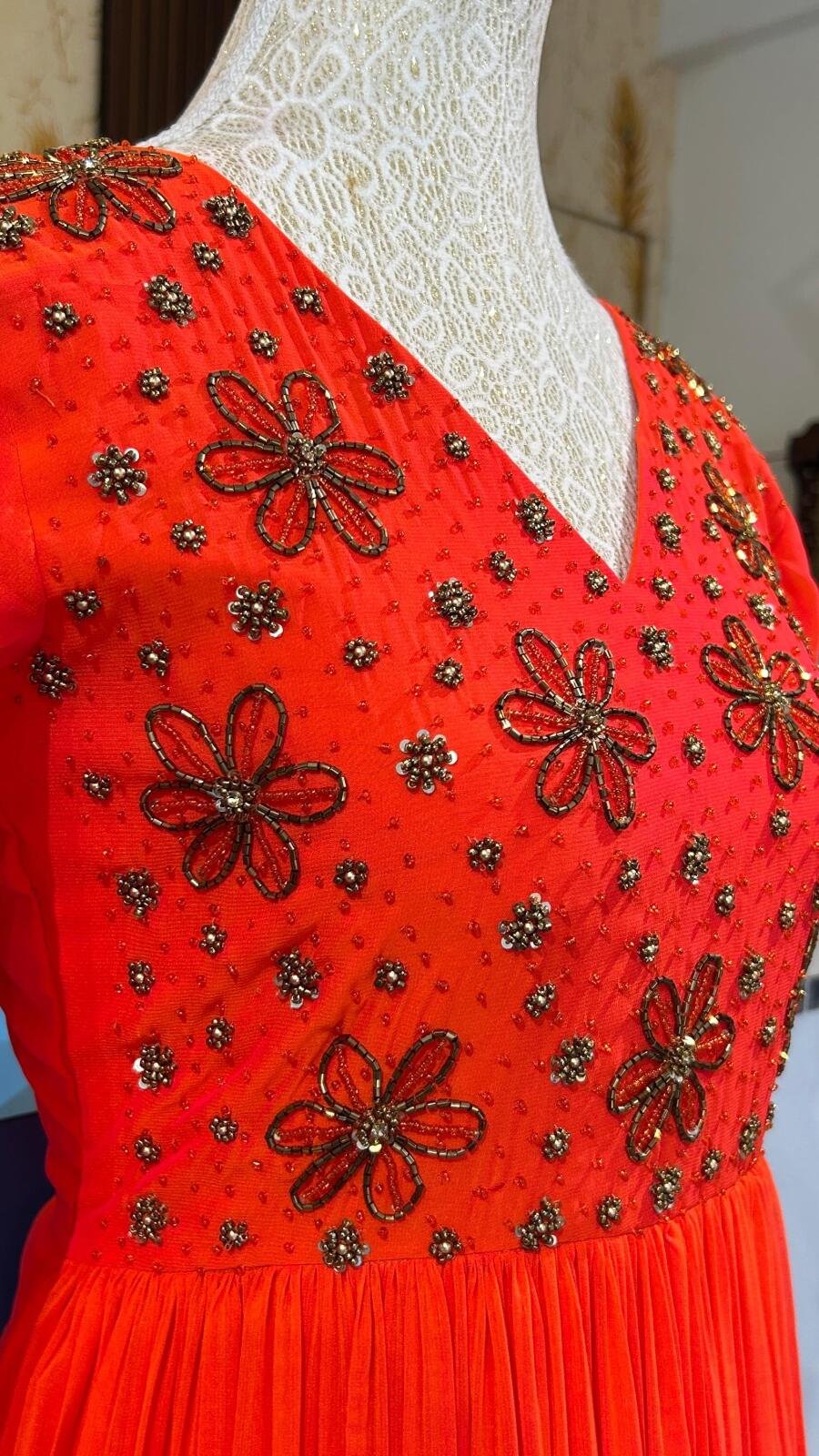 Heavy handworked kurti