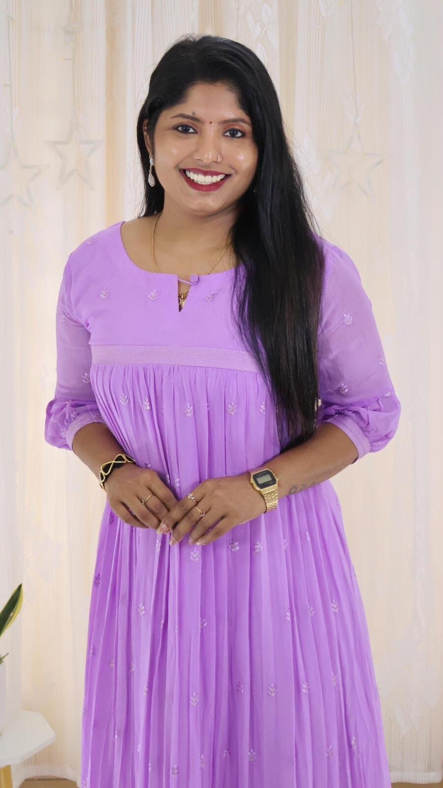 Premium Dyable Viscose Georgette Kurti