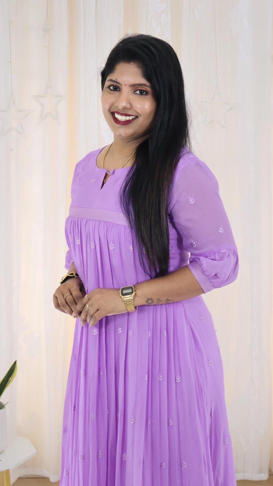 Premium Dyable Viscose Georgette Kurti