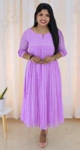 Premium Dyable Viscose Georgette Kurti