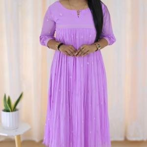 Premium Dyable Viscose Georgette Kurti