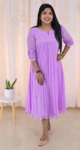 Premium Dyable Viscose Georgette Kurti