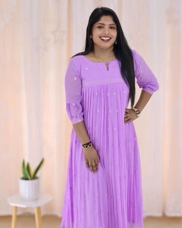 Premium Dyable Viscose Georgette Kurti