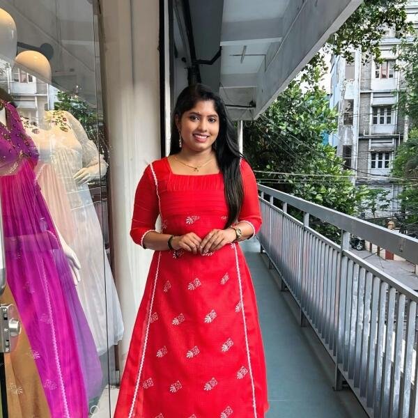 Premium Christmas Special Kota Check Designer Kurti